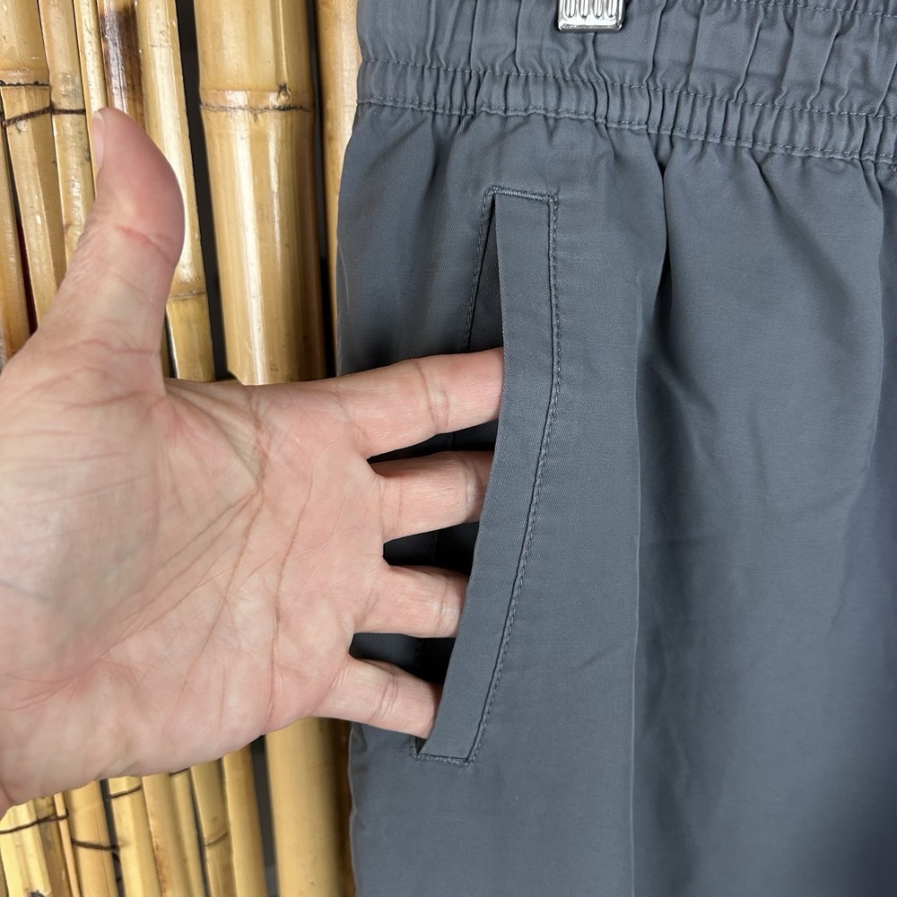 NIKE Tech Woven Pants Gray XL Drawstring Leg Cuffs - Picture 7 of 16